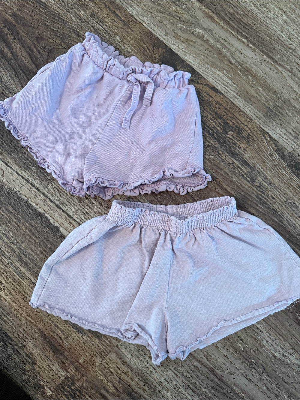 Zara Lavender Shorts Bundle 12/18M